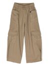 Wide-leg cargo pants