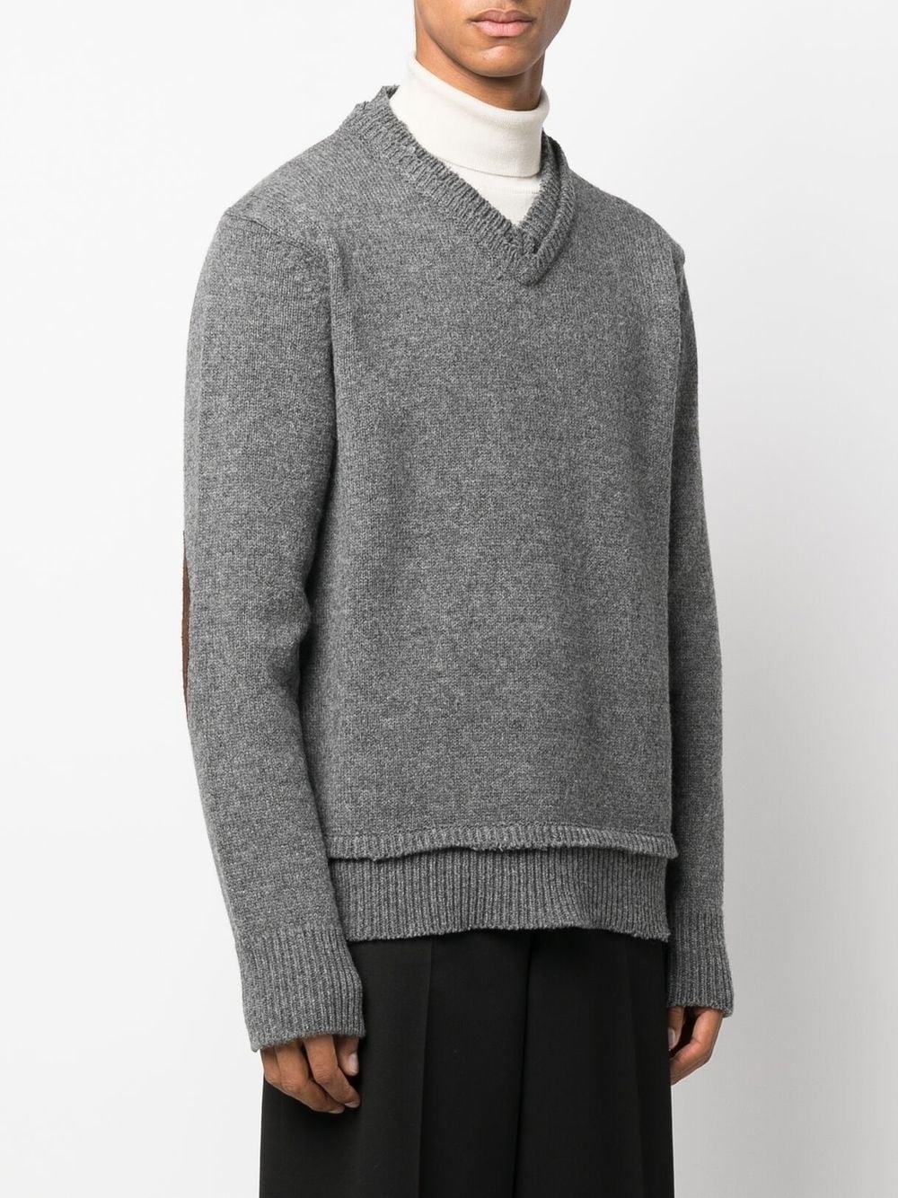 Elbow-patch jumper