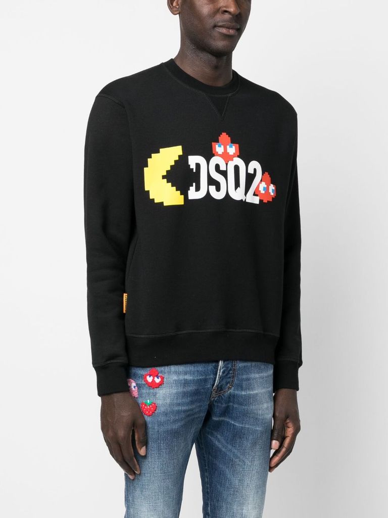 Dsquared2 logo cheap printed sweatshirt