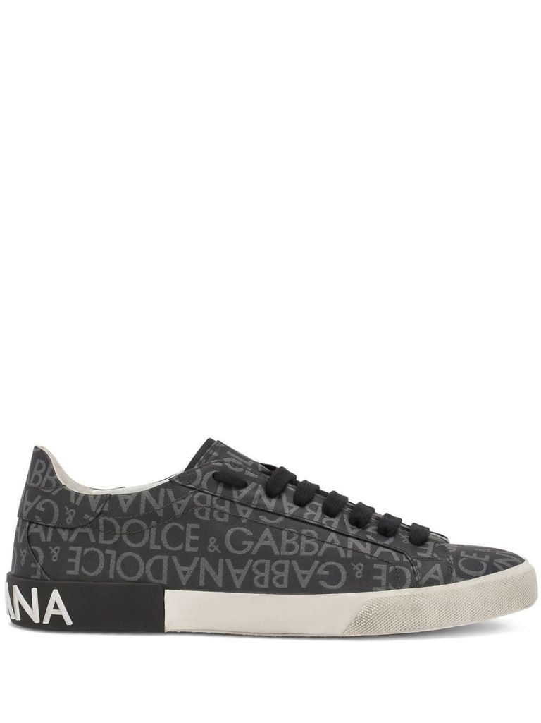 Dolce & gabbana 2025 logo print sneaker