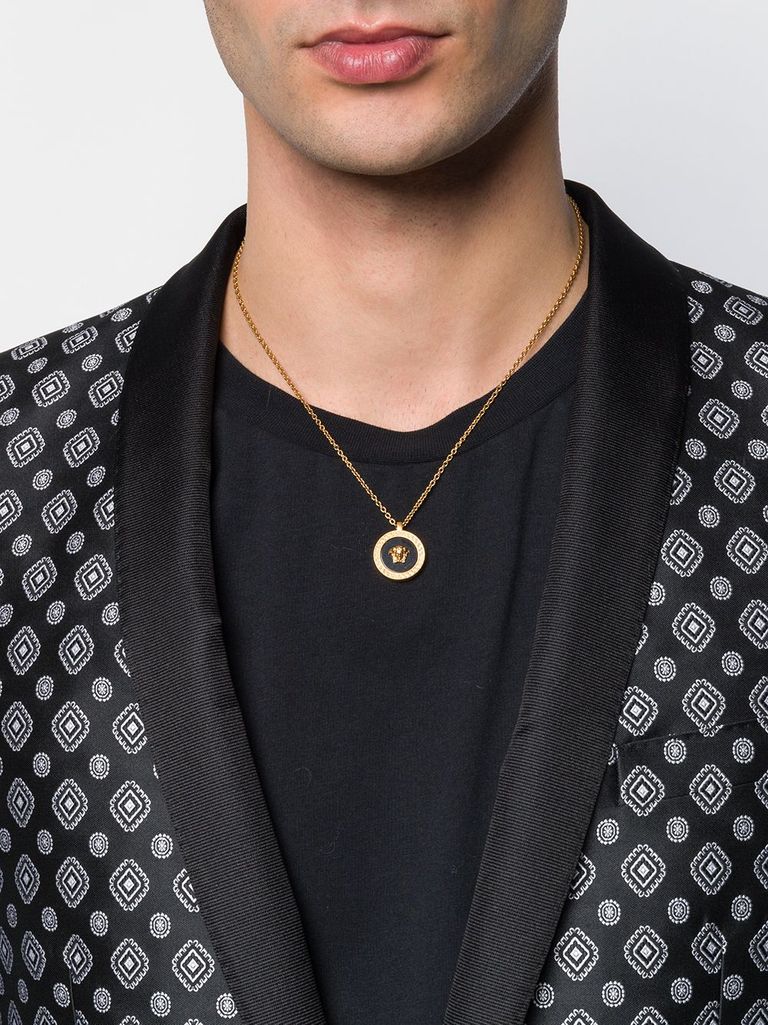 Versace medusa sales head necklace