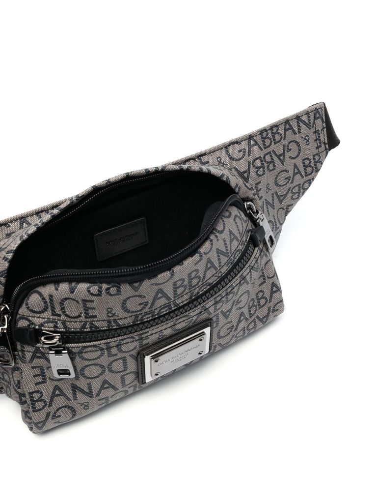 Logo-print belt bag