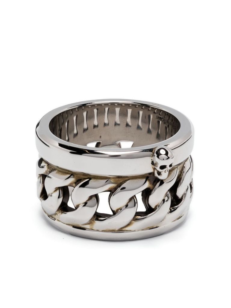 Chain on sale band ring