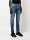 Mid-rise skinny jeans