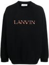 lanvin - Embroidered logo sweatshirt