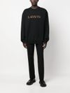 lanvin - Embroidered logo sweatshirt - 3