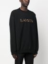 lanvin - Embroidered logo sweatshirt - 4