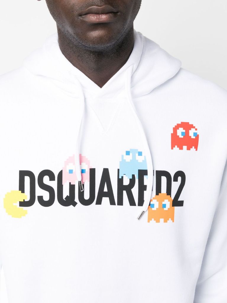 Dsquared hot sale hoodie white