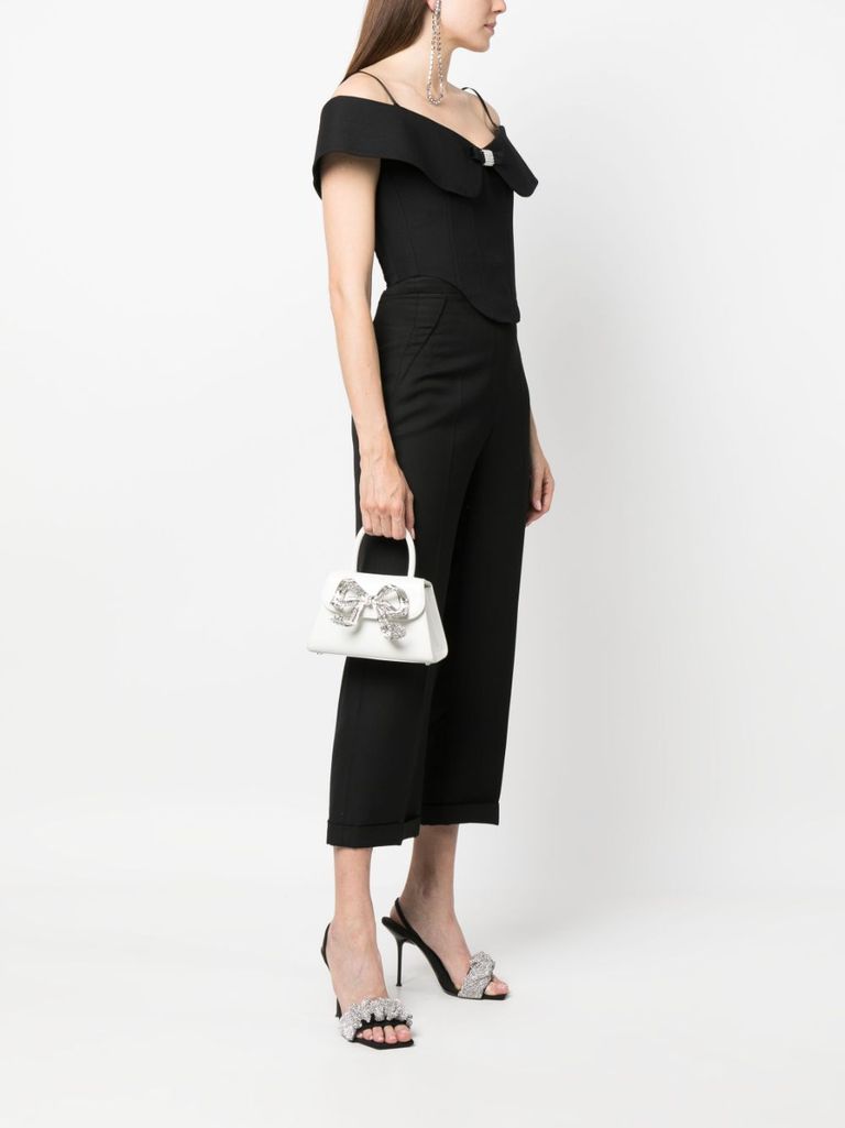 ♦SELF PORTRAIT ザ・ボウ トリミングトートバッグ Luxury Handbags | The Bow Bag – self-portrait-US