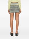 Cotton-wool mini skirt