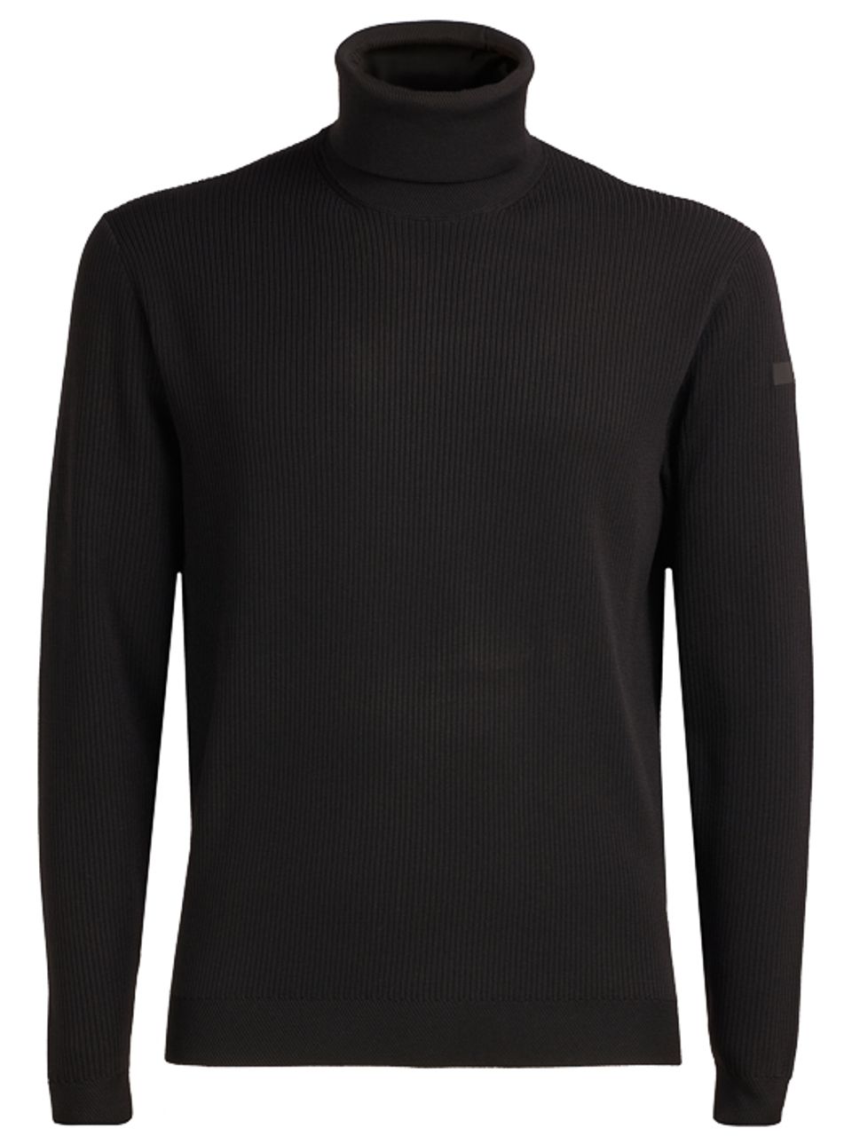 BOSS - Ribbed sweater with funnel neckline