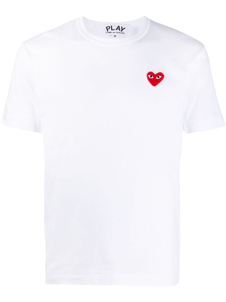 comme de garcon heart patch