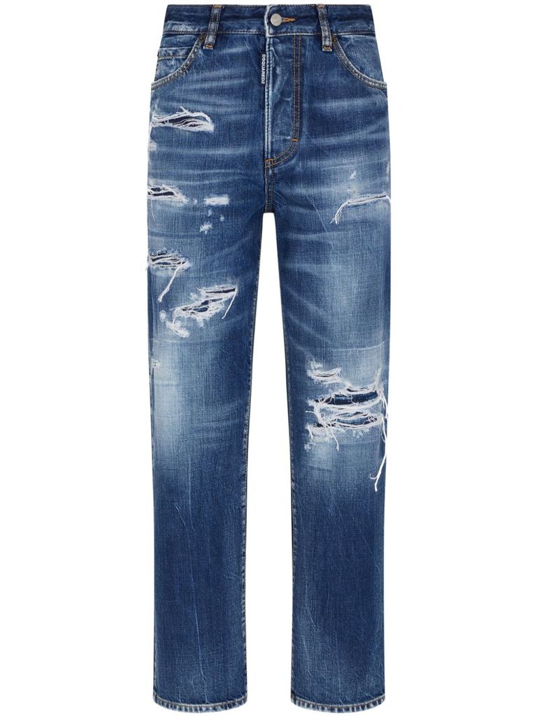 Jeans strappati clearance gucci