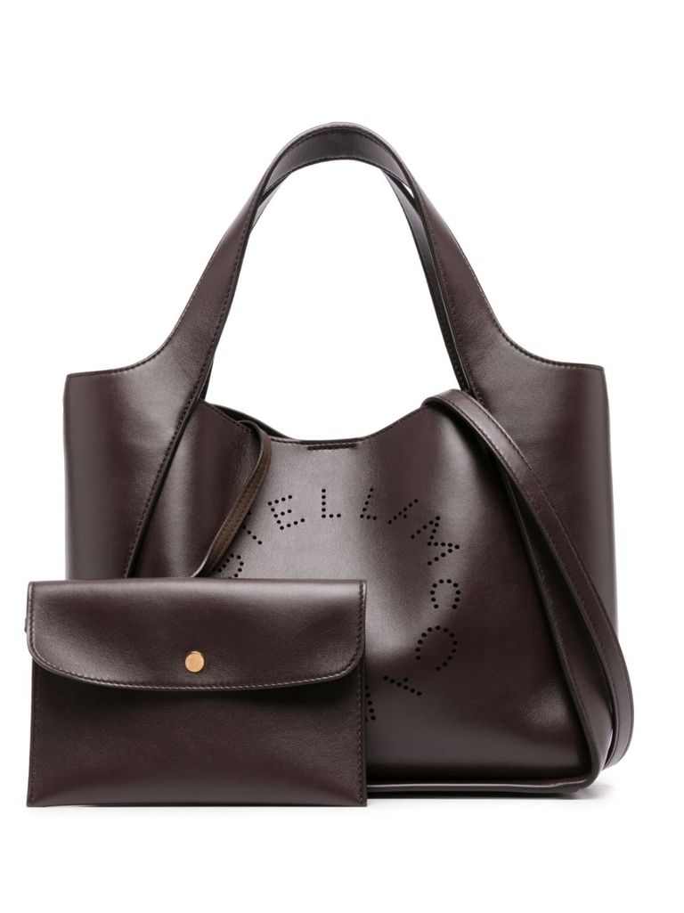 Stella mccartney perforated logo tote online