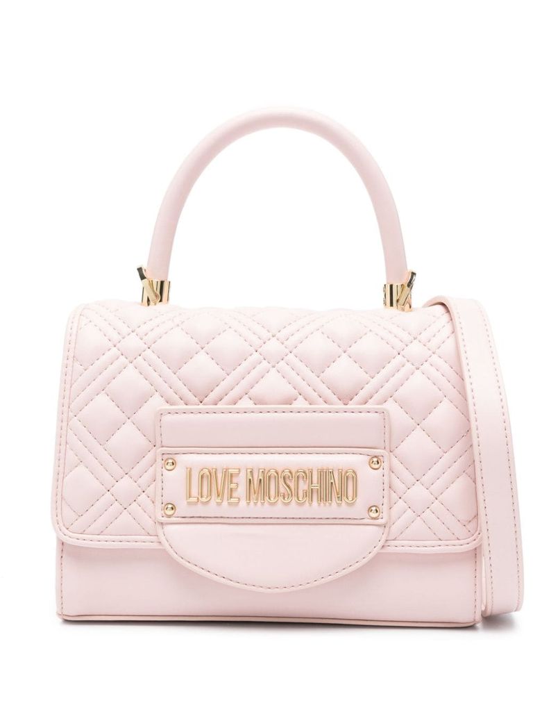 Love moschino pink scritte best sale grab bag