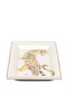 etro - Tiger-print rectangular plate - 4