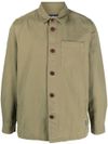 Shirt with chest pocket and buttons