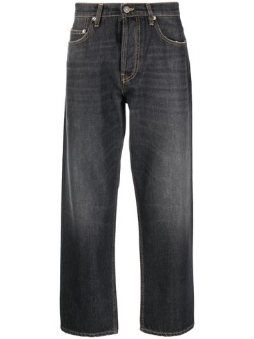 Jeans in cotone effetto stonewashed
