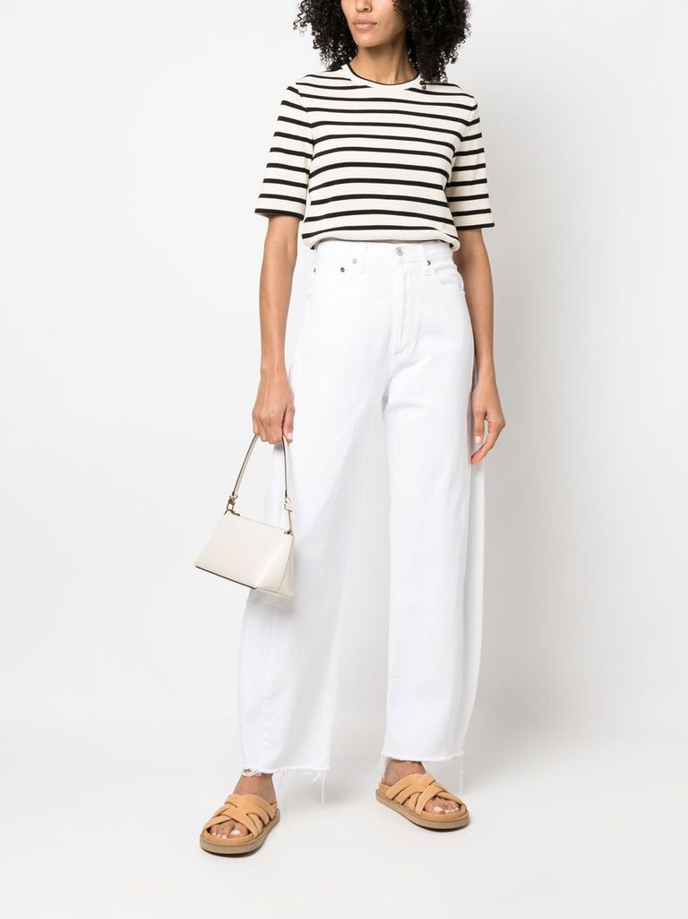 【送料&関税込】Jil Sander Striped T-shirt Jil Sander Striped cotton T-shirt Jil Sander