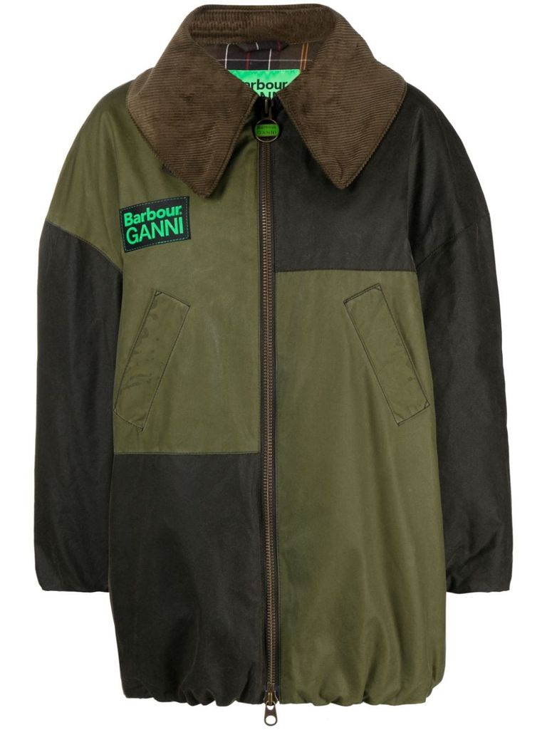 【Barbour x GANNI】★人気★ワックス パーカー ジャケット 楽天市場】バブアー x ガニー Barbour x GANNI ジャケット