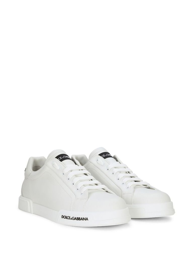 Sneakers with logo print