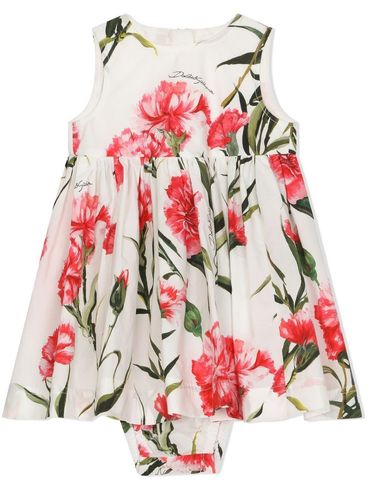 Floral-print sleeveless dress