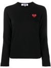 comme des garçons play - Heart logo t-shirt