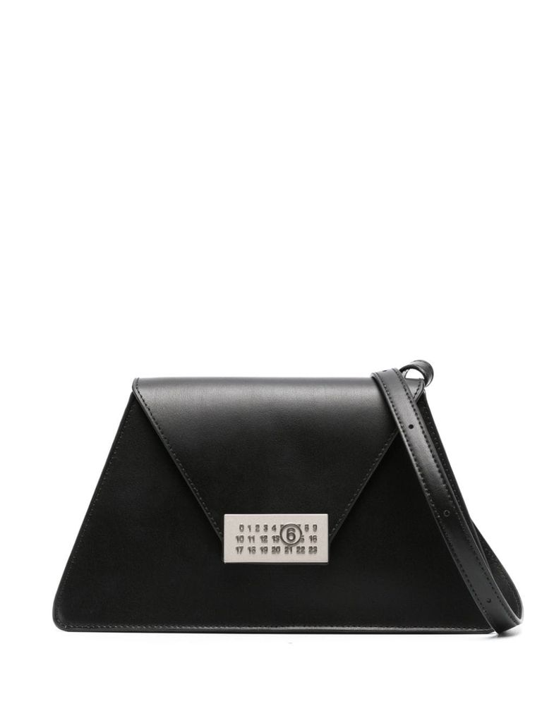 MM6 Maison Margiela ミディアム Numeric レザー バッグ MM6 Maison Margiela - Numeric Medium Crossbody Bag in Black