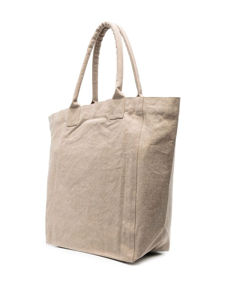 トートバッグ Isabel Marant Borsa Yenky Piccola In Cotone Isabel Marant Small Yenky Logo Tote | Saks Fifth Avenue