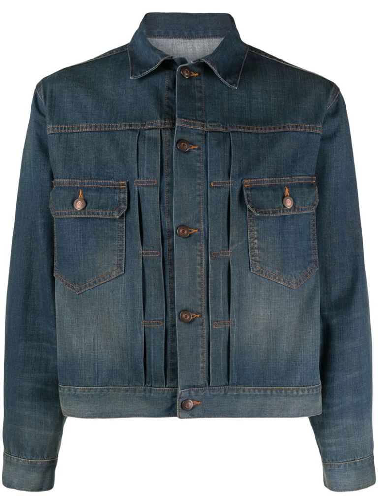 再販】Tulle Denim Jacket – MAISON MARBLE