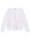 ganni - Blusa scollo a V