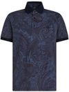 Polo shirt paisley print