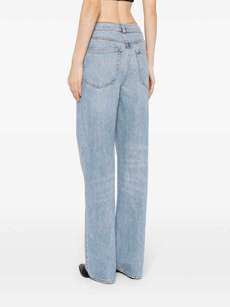 Denim with chain