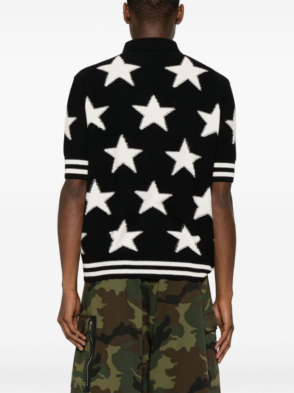 Polo shirt with stars