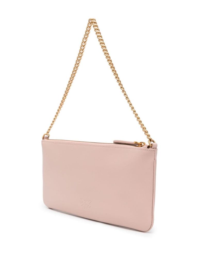 Horizontal flat' clutch bag