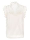 Blusa in pizzo floreale