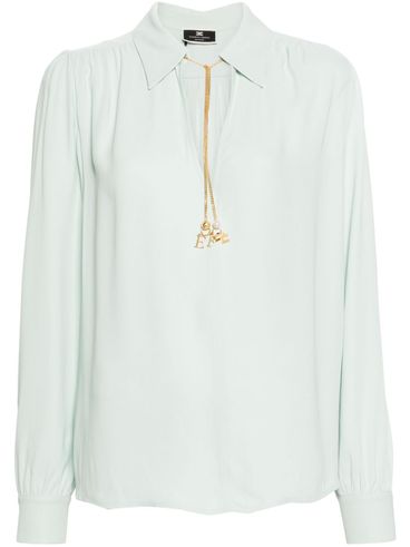 Blouse with chain
