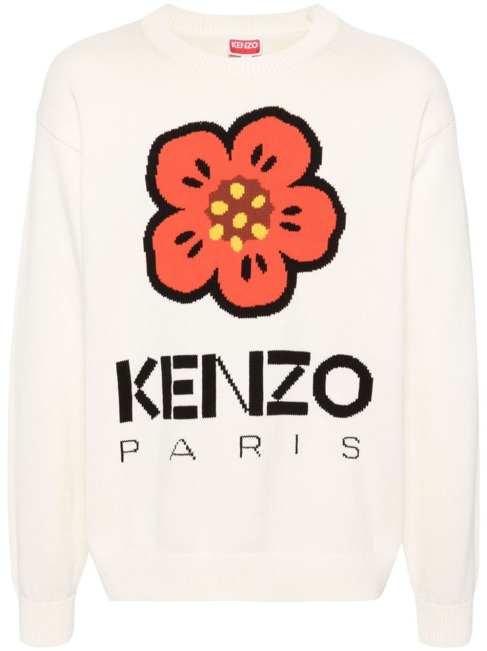 Boke Flower motif sweater