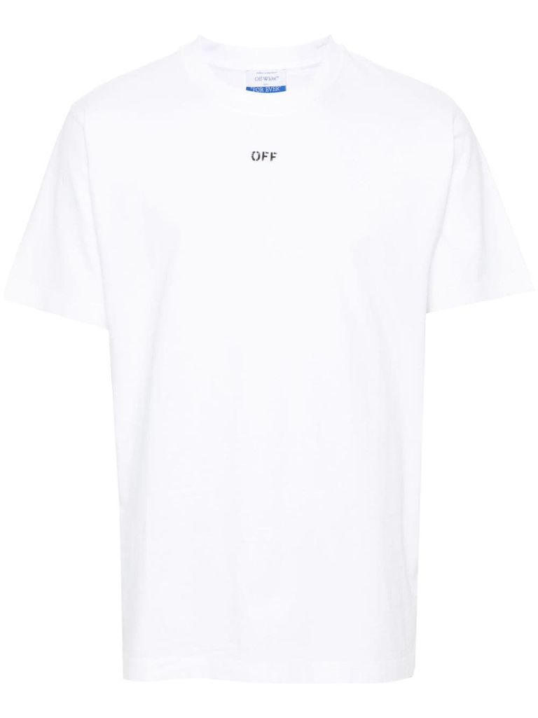 【OFF‐WHITE】Star T-Shirt 関税送料込 Off-White Shared Logo T-shirt | White | FARFETCH