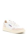 autry - Sneakers 'Medalist' in pelle di vitello bianco e celeste - 2