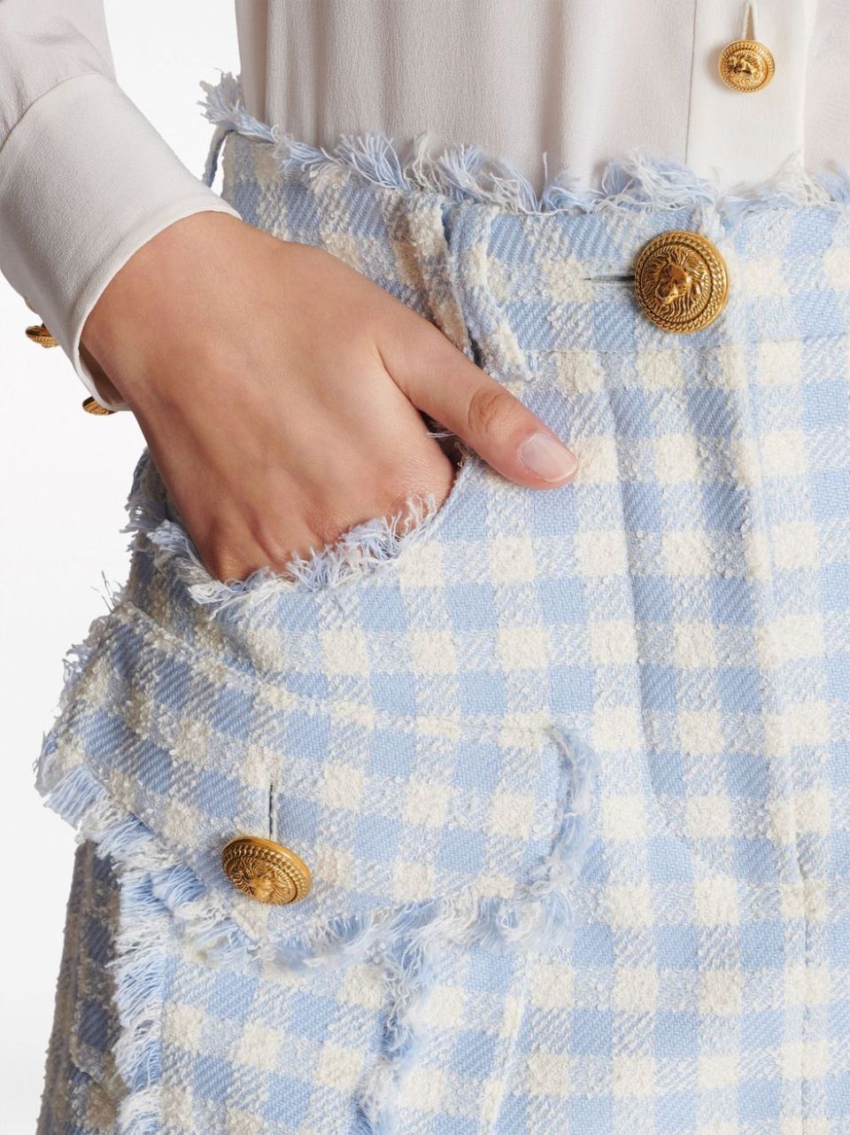 Western mini skirt