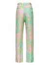 Abstract pattern trousers