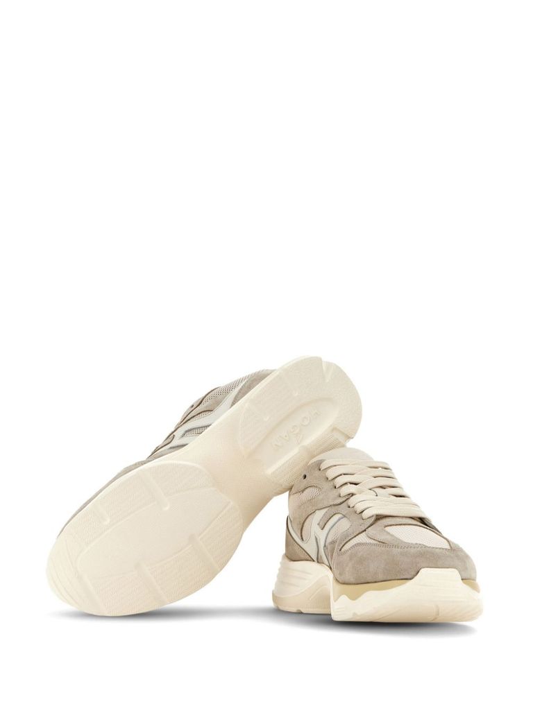 スニーカー HOGAN Sneakers H665 Hogan H665 Women's Sneakers White Leather Memory Foam Luxury