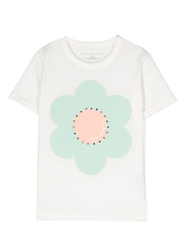 T-shirt stampa fiore