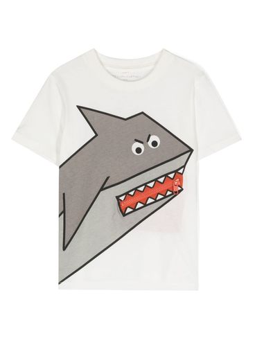 T-shirt stampa squalo