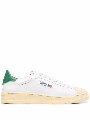 Sneakers 'Dallas' in pelle bianco e verde
