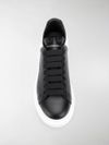 Sneakers 'Oversize' in pelle nero e bianco