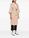 Trench coat with belt