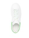 Sneakers 'Oversize' in pelle bianco e verde