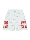 Shorts stampa logo all-over